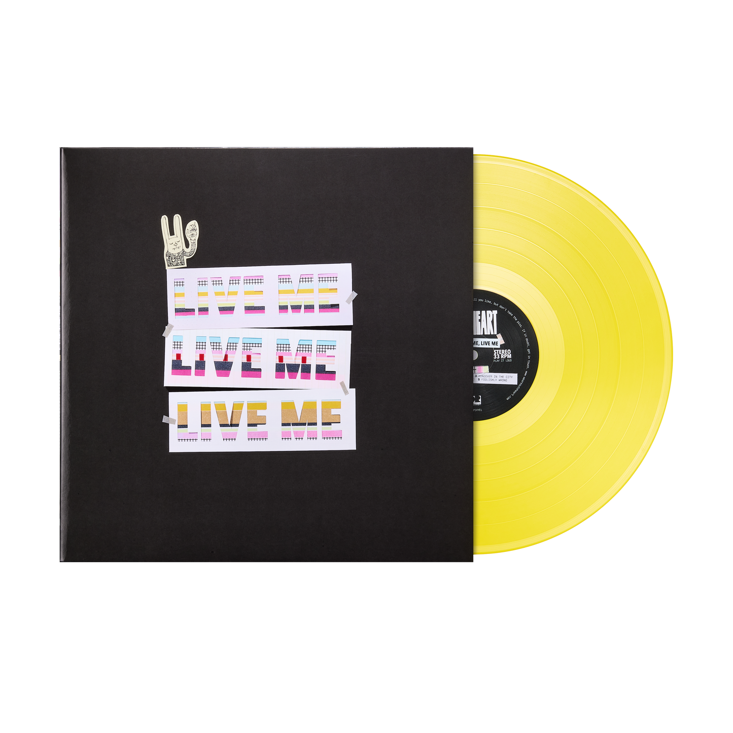 Live Me, Live Me, Live Me - Lemon Yellow Double Vinyl + Digital Download