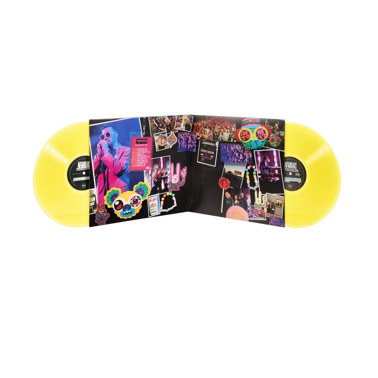 Live Me, Live Me, Live Me - Lemon Yellow Double Vinyl + Digital Download