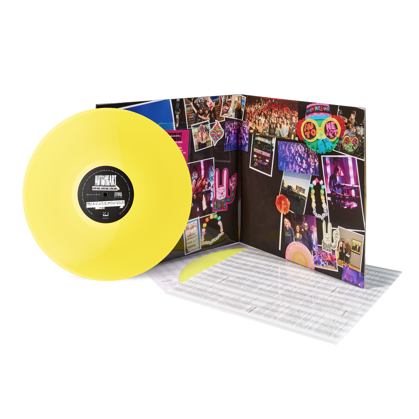 Live Me, Live Me, Live Me - Lemon Yellow Double Vinyl + Digital Download