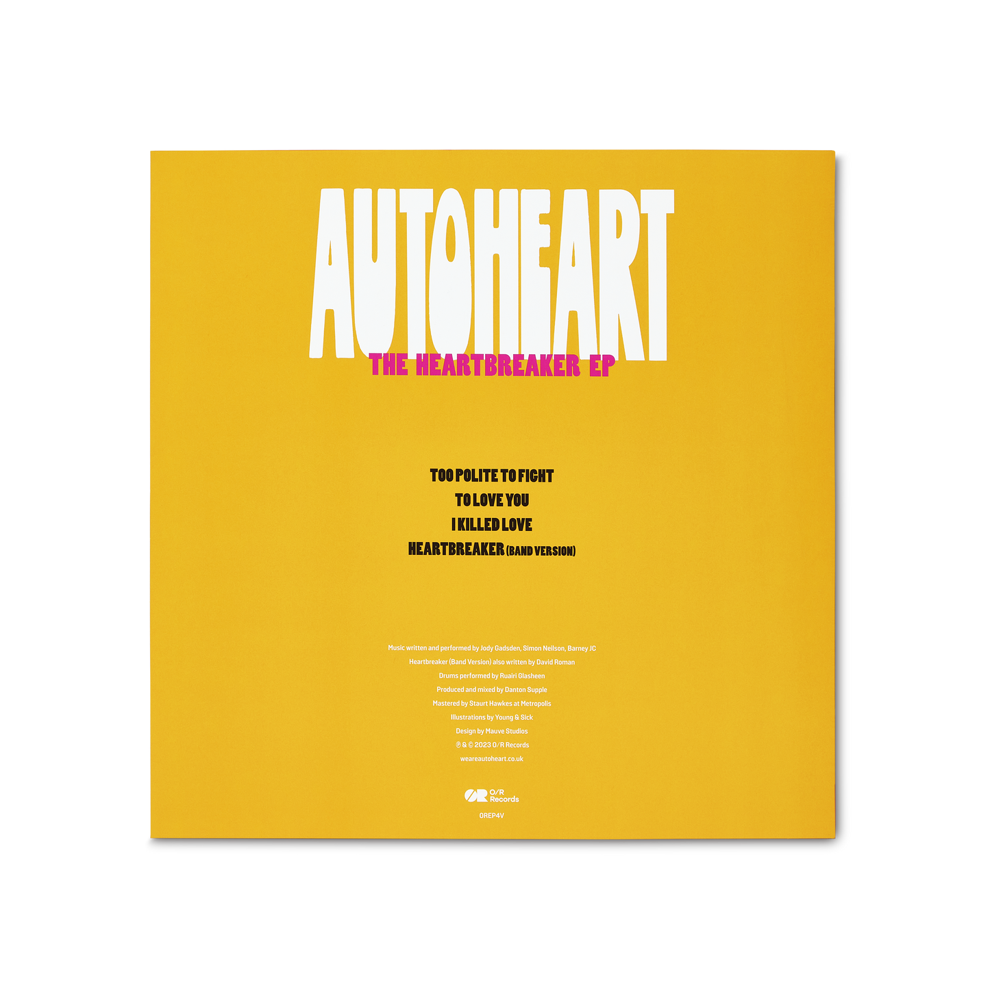 The Heartbreaker EP - Cerulean Blue Vinyl + Digital Download